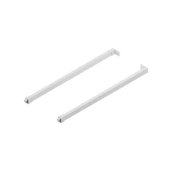 Railing rectangular Matrix Box P Plus, white, pressed-in L650mm