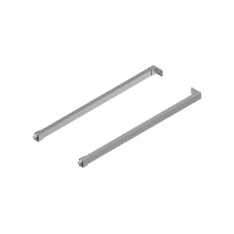 Stačiakampiai paaukštinimai stalčiui Matrix Box P Plus, metaliniai įspaudžiami L500mm, pilka