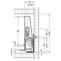 Stalčių šonai Matrix Box P Plus, H115mm, L550mm, 40kg, švelnaus uždarymo, antracitas