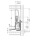Stalčių šonai Matrix Box P Plus, H115mm, L350mm, 40kg, švelnaus uždarymo, balta