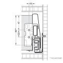 Drawer system Matrix Box P Plus, 70kg, white, 16/115/650mm