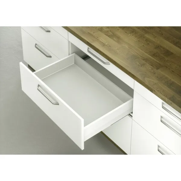 Drawer system Matrix Box P Plus, 70kg, metallic silver, 16/115/500mm