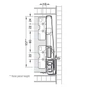 Drawer system Matrix Box P Plus, 40kg, anthracite, 16/180/350mm