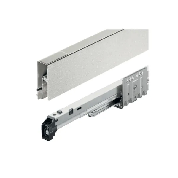 Stalčių šonai Matrix Box P Plus, H60mm, L550mm, 40kg, švelnaus uždarymo, pilka metallic