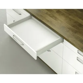 Stalčių šonai Matrix Box P Plus, H92mm, L500mm, 40kg, švelnaus uždarymo, pilka