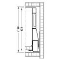 Stalčių šonai Matrix Box P Plus, H92mm, L400mm, 40kg, švelnaus uždarymo, antracitas