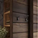 Double hanger 125x60x68mm matt black