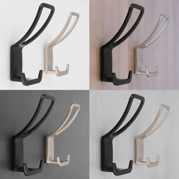 Double hanger 125x60x68mm matt black