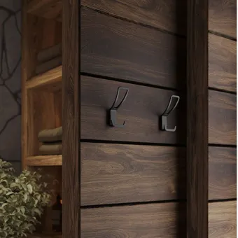 Dviguba pakabėlė 125x60x68mm nerūdijančio plieno