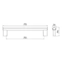 Rankenėlė L160mm nerūdijančio plieno/riešuto spalvos