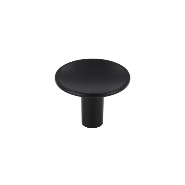 Furniture knob D28mm H20mm matt black