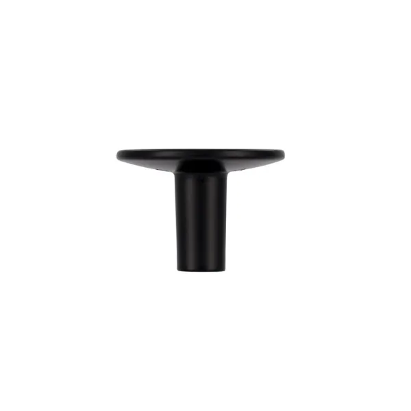 Furniture knob D28mm H20mm matt black