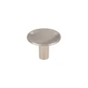 Furniture knob D28mm H20mm stainless steel