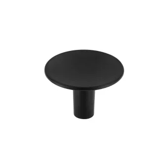 Furniture knob D38mm H26mm matt black
