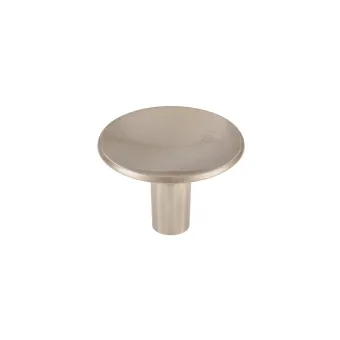 Furniture knob D38mm H26mm stainless steel
