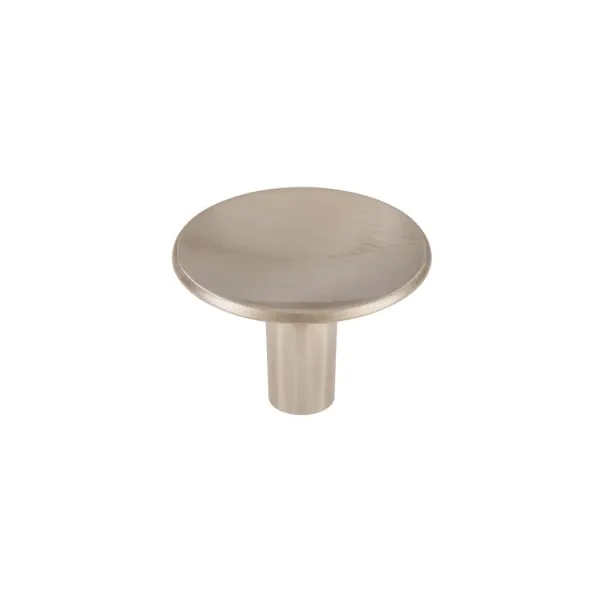 Furniture knob D38mm H26mm stainless steel