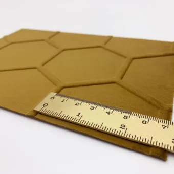 Plokštė dekoratyvinė FL COMB VELVET Curry, 2600x1000x2,2mm, SA