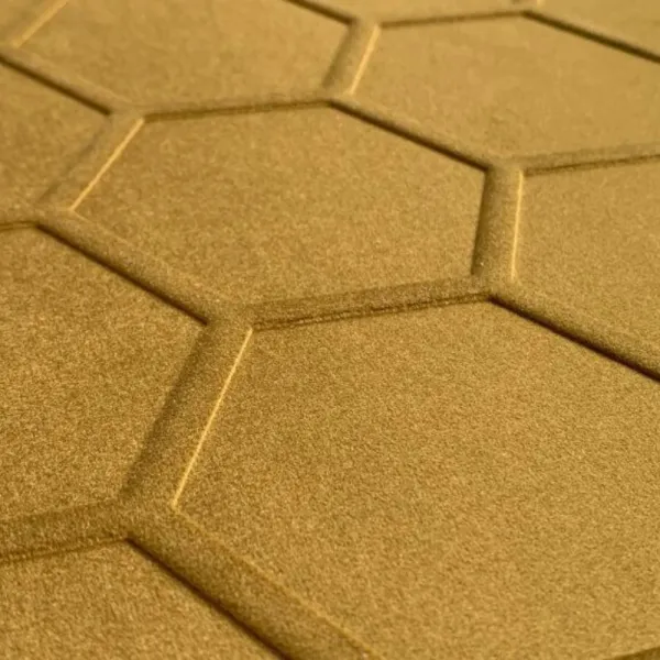 Decorative panel FL COMB VELVET Curry, 2600x1000x2,2mm, SA