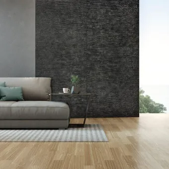 Plokštė dekoratyvinė SL CRASHED CLASSY Black, 2600x1000x2,2mm, NA