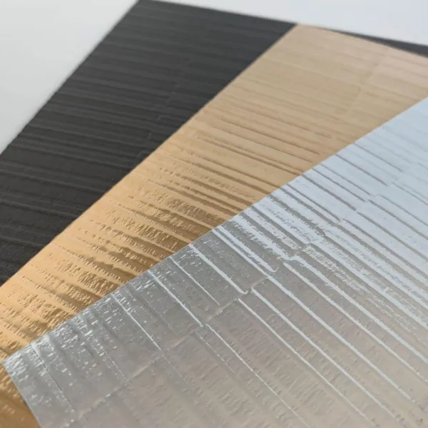 Decorative panel SL NOTCH Silver matt, 2600x1000x1,2mm, NA