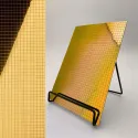 Decorative panel MS 10x10 flex Gold, 980x980x1,2mm, SA