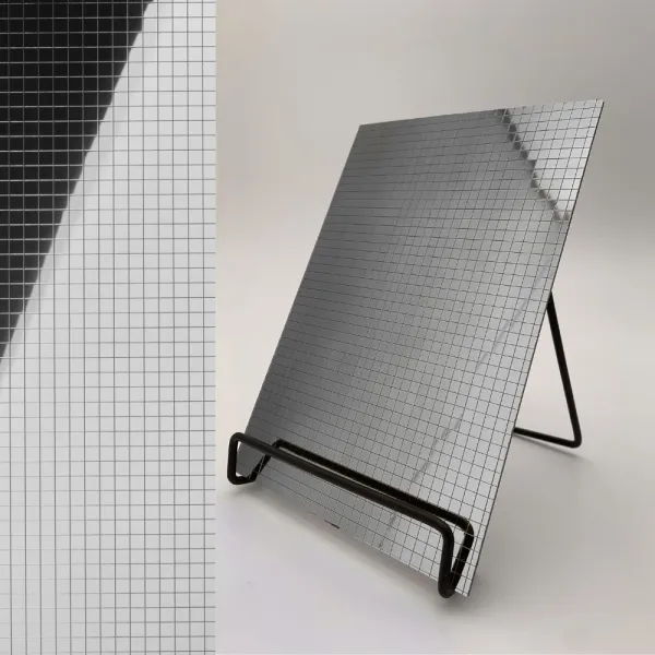 Plokštė dekoratyvinė MS 10x10 flex Silver, 980x980x1,2mm, SA