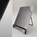 Decorative panel MS 20x20 flex Silver, 980x980x1,2mm, SA