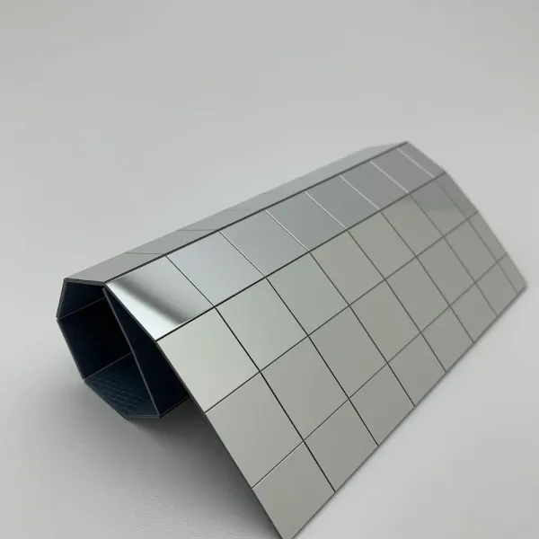 Decorative panel MS 20x20 flex Silver, 980x980x1,2mm, SA