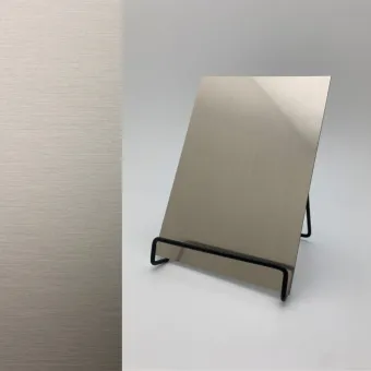 Plokštė dekoratyvinė DM Champagne brushed AR, 2600x1000x1mm, NA