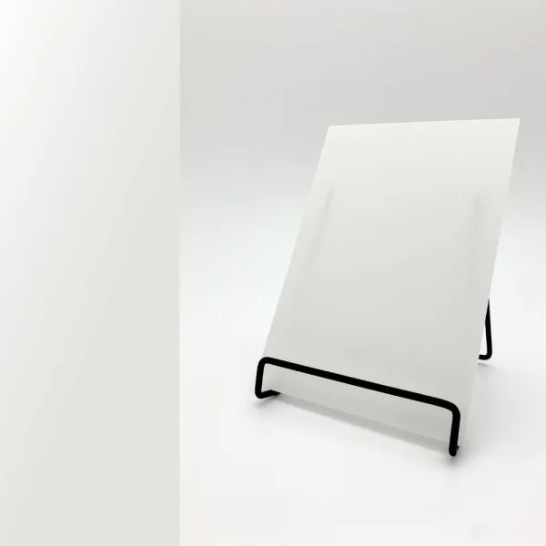 Decorative panel DM Snow White matt, 2600x1000x1mm, NA
