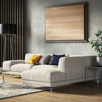 Decorative panel DM CONCRETE Grey AR, 2600x1000x1,1mm, NA