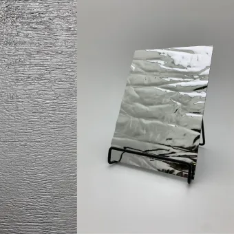 Plokštė dekoratyvinė SL CRASHED Silver, 2600x1000x2,2mm, NA