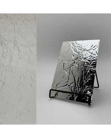 Plokštė dekoratyvinė SL CREPA Silver, 2600x1000x1,7mm, NA