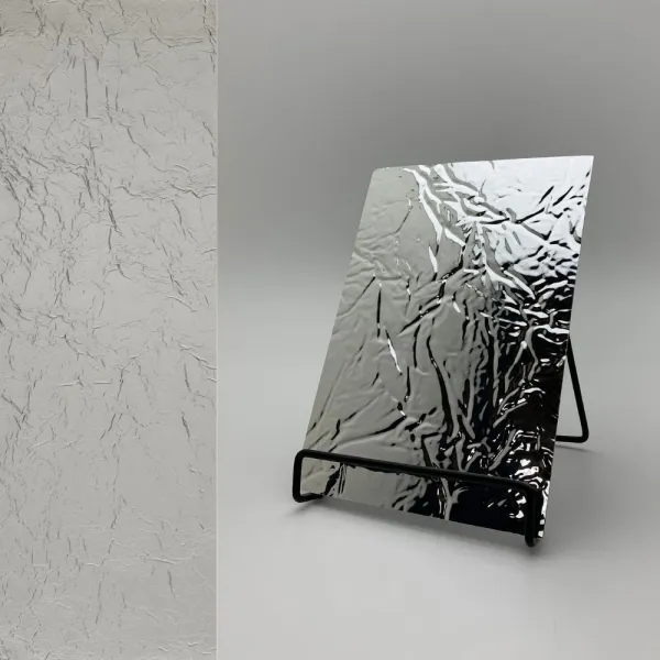 Decorative panel SL CREPA Silver, 2600x1000x1,7mm, NA