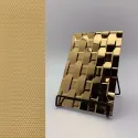 Plokštė dekoratyvinė SL RATTAN 20 Gold, 2600x1000x2,4mm, NA