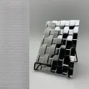 Plokštė dekoratyvinė SL RATTAN 20 Silver, 2600x1000x2,4mm, NA