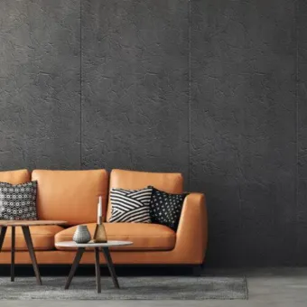 Decorative panel FL CREPA VELVET Volcano, 2600x1000x2,2mm, NA
