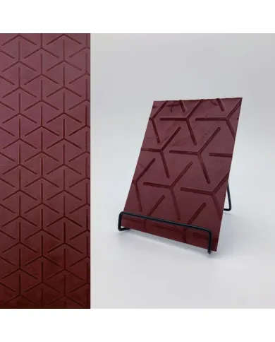 Plokštė dekoratyvinė FL CUBE VELVET Bordeaux, 2600x1000x2,2mm, NA