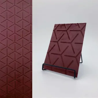 Plokštė dekoratyvinė FL CUBE VELVET Bordeaux, 2600x1000x2,2mm, NA