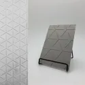 Decorative panel FL CUBE VELVET Pearl, 2600x1000x2,2mm, NA