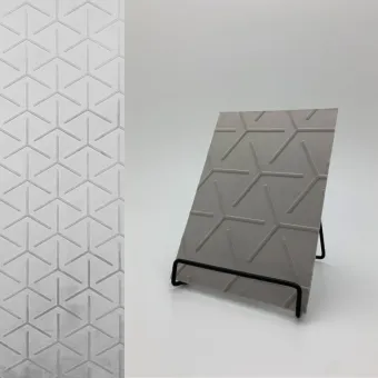 Decorative panel FL CUBE VELVET Pearl, 2600x1000x2,2mm, NA