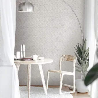 Decorative panel FL CUBE VELVET Pearl, 2600x1000x2,2mm, NA