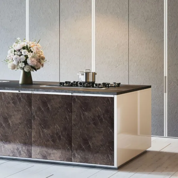Plokštė dekoratyvinė SG MARBLE Brown AR+, 2600x1000x2,1mm, NA