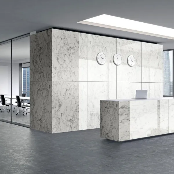 Decorative panel SG MARBLE White AR+, 2600x1000x2,1mm, NA