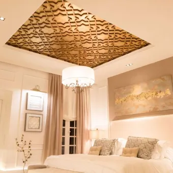 Plokštė dekoratyvinė DM LUXURY Gold, 2600x1000x1mm, SA