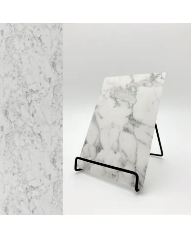 Plokštė dekoratyvinė DM MARBLE White, 2600x1000x1,1mm, SA