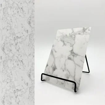 Decorative panel DM MARBLE White, 2600x1000x1,1mm, SA