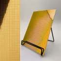Plokštė dekoratyvinė MS 5x5 flex Gold, 980x980x1,2mm, SA
