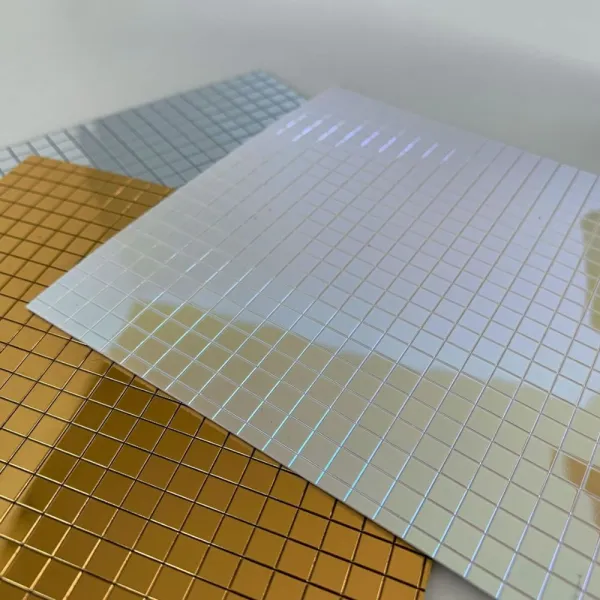 Decorative panel MS 5x5 flex Gold, 980x980x1,2mm, SA