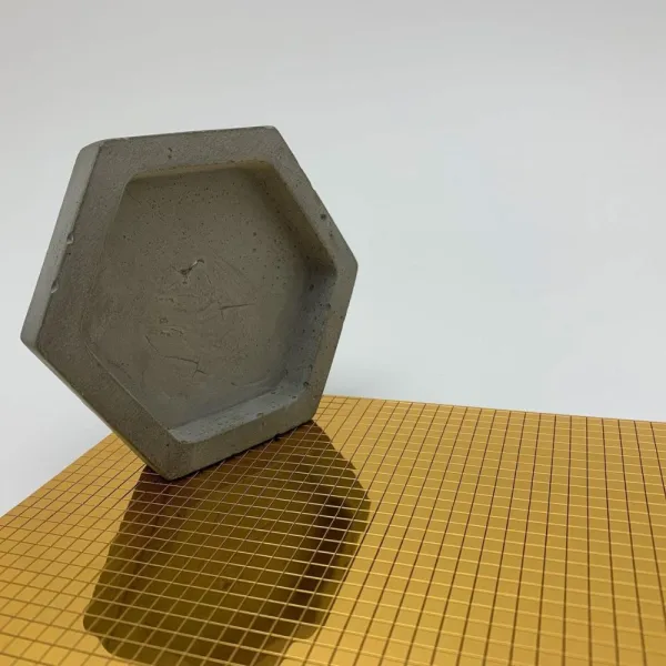 Decorative panel MS 5x5 flex Gold, 980x980x1,2mm, SA